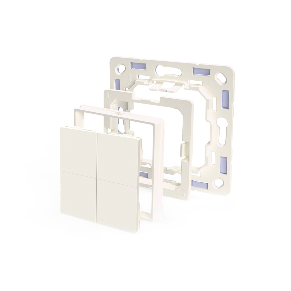 Shelly BLU WS4 + Legrand/Shelly 适配器