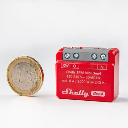 Shelly 1PM Mini Gen4 两件装