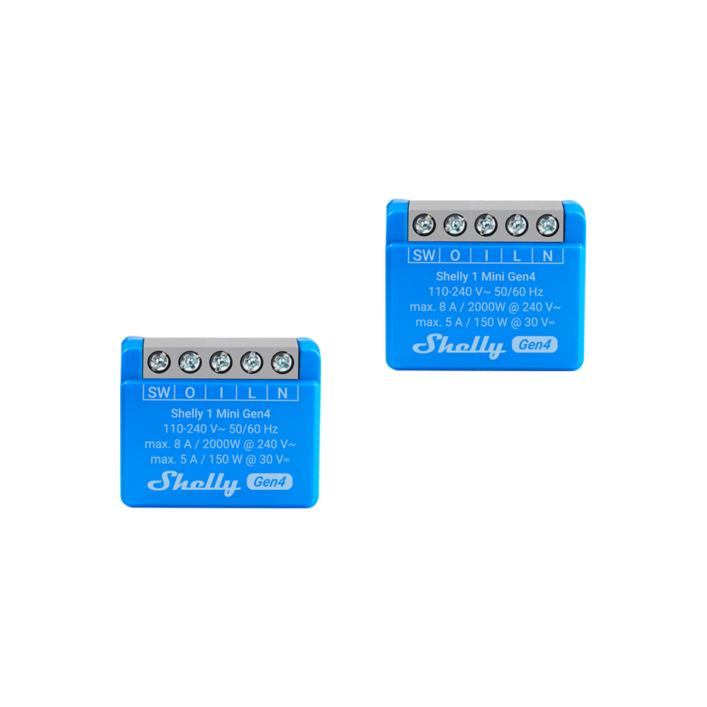 Shelly 1 Mini Gen4 List