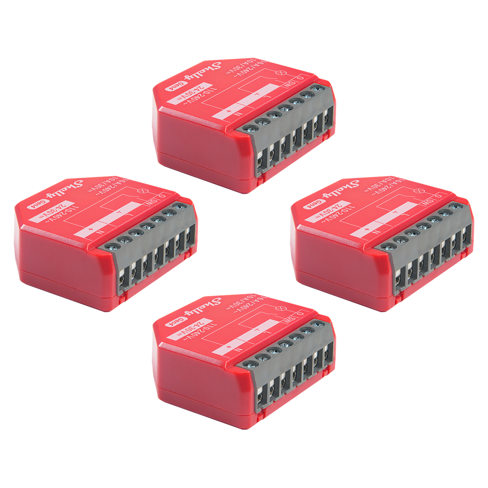 Shelly 1PM Gen4 4-pack