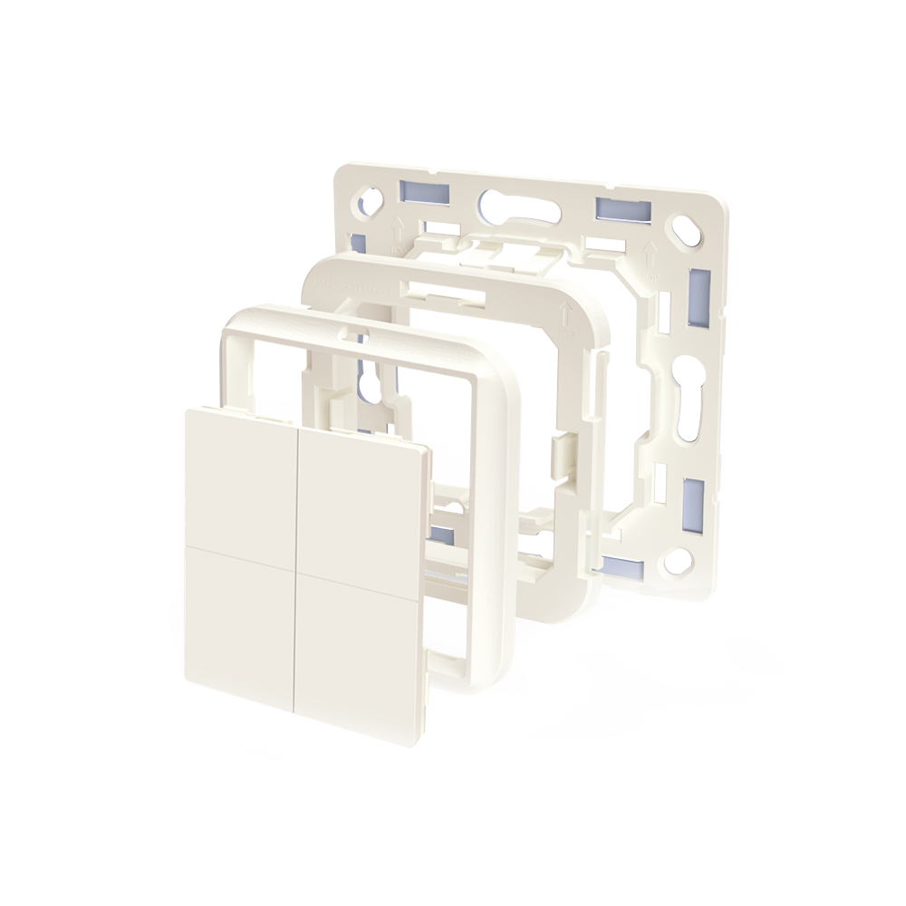 Shelly BLU WS4 + Busch-Jaeger Adapter