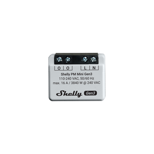Shelly PM Mini Gen3 List