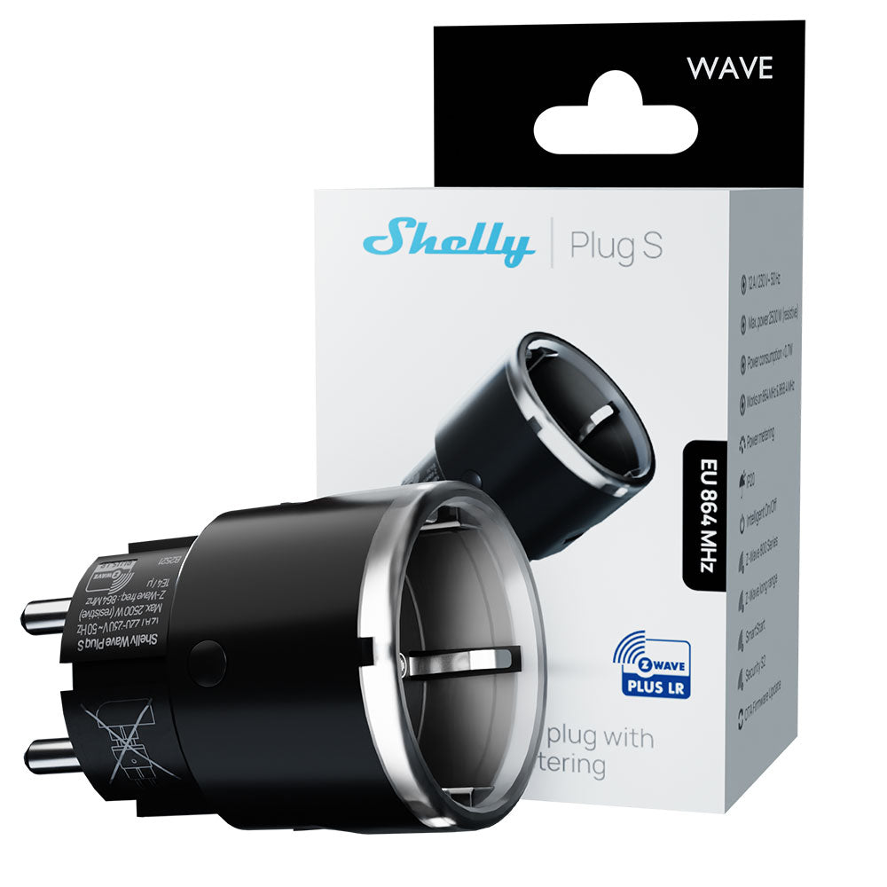 Shelly Wave Plug S Black LR