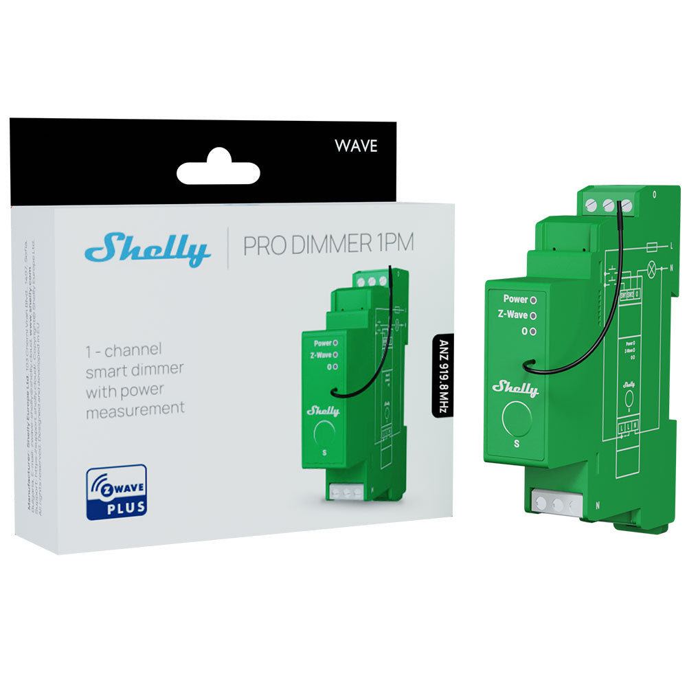 Shelly Wave Pro Dimmer 1PM ANZ