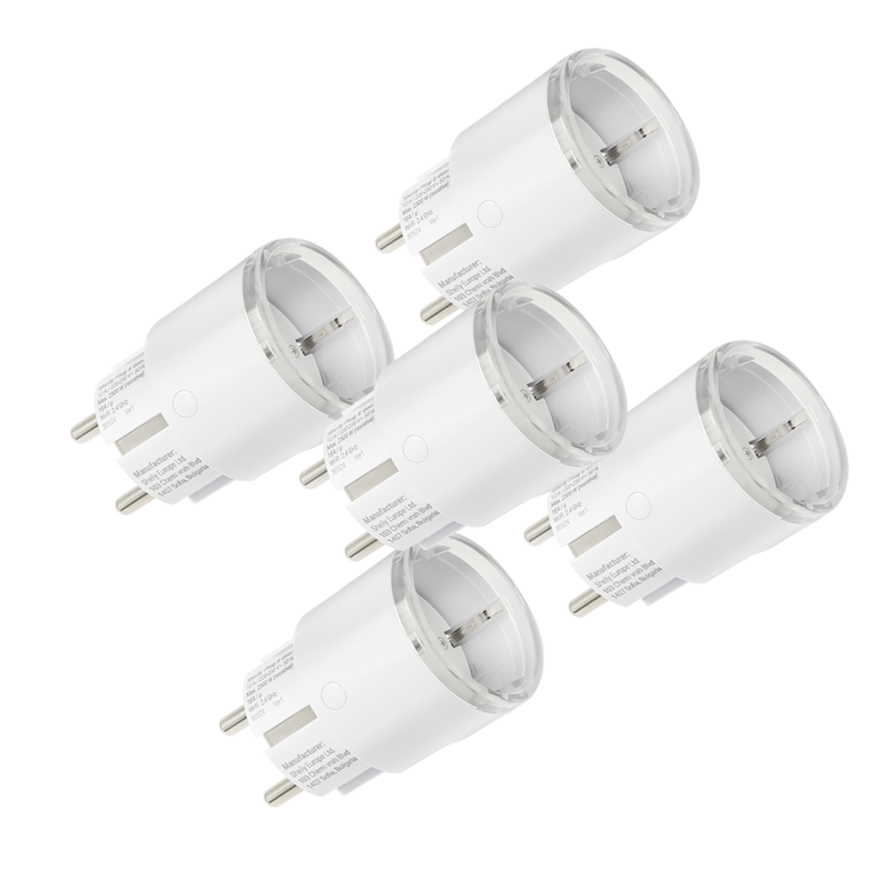 Shelly Plug S MTR Gen3 白色 5件装