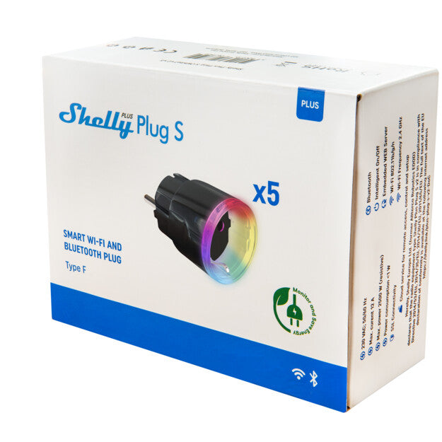 Shelly Plus Plug S Black x5