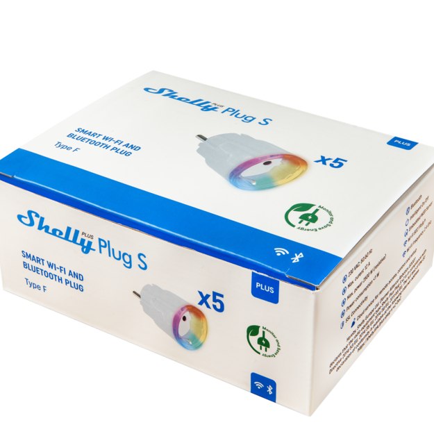Shelly Plus 智能插座 S 白色 x5