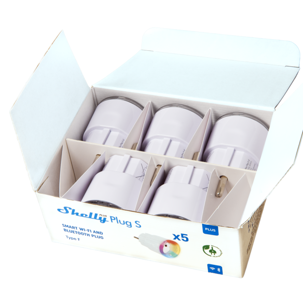 Shelly Plus Plug S White x5