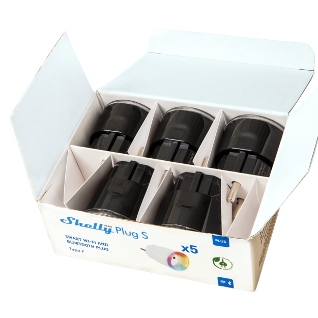 Shelly Plus Plug S Black x5