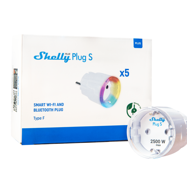 Shelly Plus 智能插座 S 白色 x5