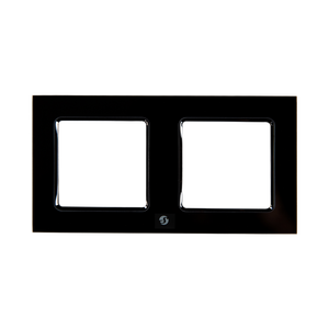 Shelly Frame for Wall Switch Black x2