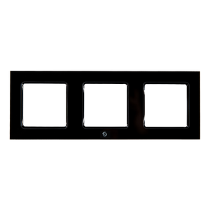 Shelly Frame for Wall Switch Black x3