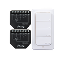 Shelly Shutter x2 + BLU RC Button 4件装