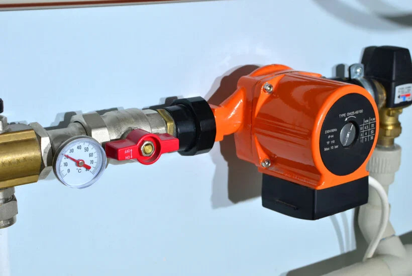 smart water underfloor heating system at home